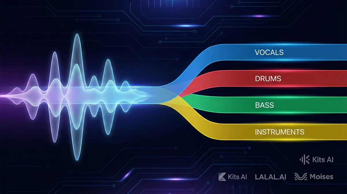 Kits AI Stem Splitter vs LALAL.AI vs Moises AI: Features, Pricing, and Best Picks